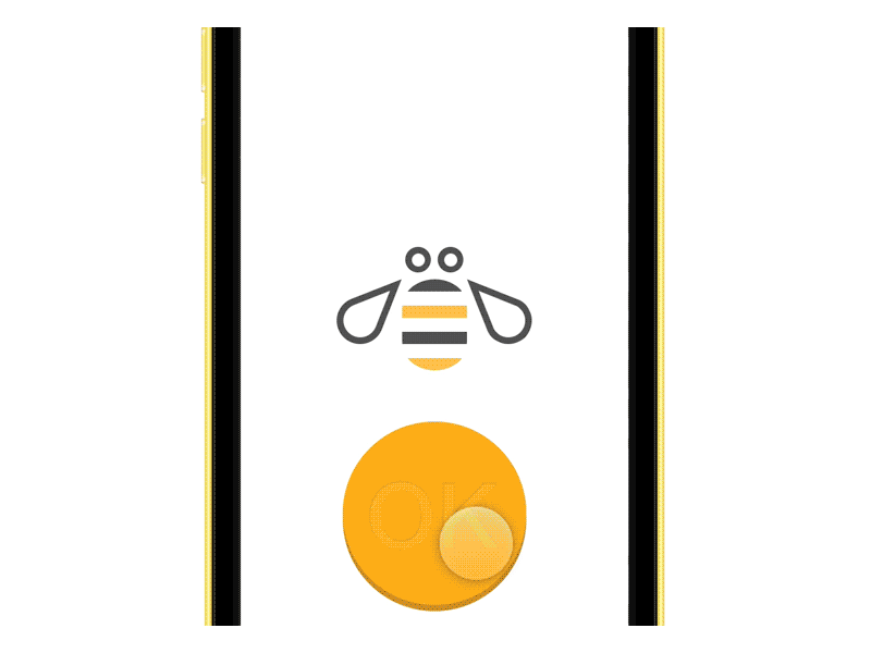 Rand Bee Redeux animation framerjs gif ibm iot sketch