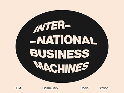 IBM Community Radio bw logo