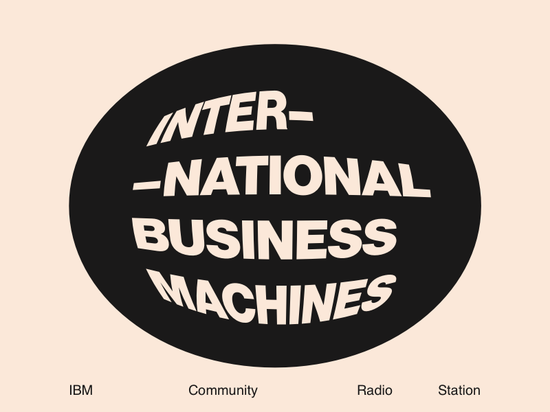 IBM Community Radio by Édouard U. on Dribbble