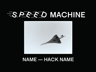 Speed Machine