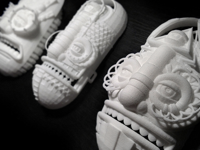 3d printed masks 3d prints diligence faces masks native patterns stuart wade tribal