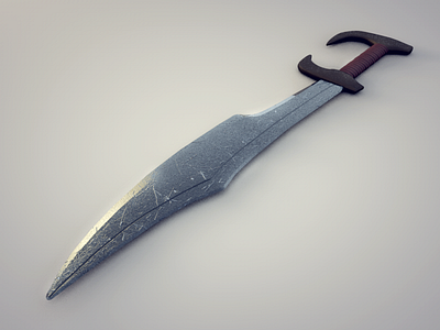 King Leonidas' Spartan Sword 300 c4d cinema 4d diligence king leonidas render spartan stuart wade sword sword series work in progress