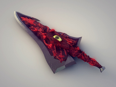 Soul Edge c4d cinema 4d diligence render soul edge stuart wade sword sword series video game work in progress