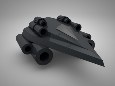 Futuristic Tank: WIP