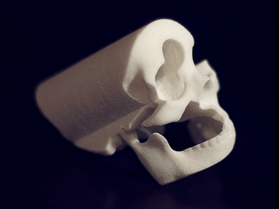 3d print: Amperskull 3d print 3d printing ampersand amperskull diligence dlgnce.com rapid prototyping sculpture skull stuart wade type typography