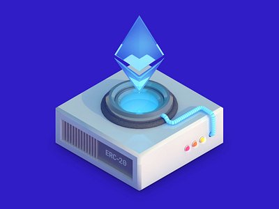 Streamr Digital Brand Illustrations: Etherium