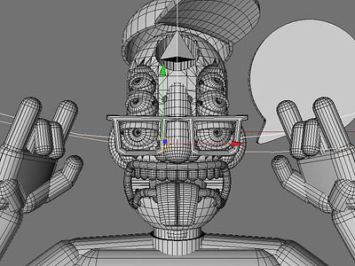 Last nights wireframes c4d cinema 4d diligence dlgnce eyes homie stuart wade tongue wireframes word bubble