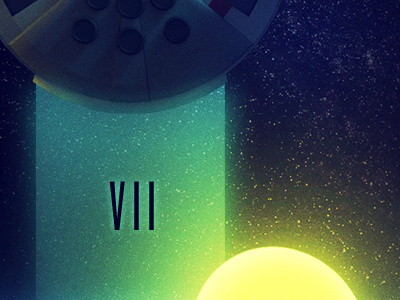 VII // Poster Closeup detail episode 7 illustration movie poster star wars stuart wade