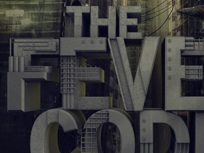 The Fever Code 3d type book cover construction fever code illustration maze runner rendering stuart wade typography