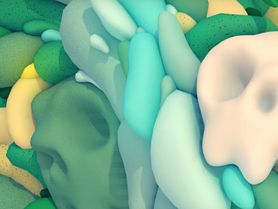 Detail Screenshot 3d art 3d illustration abstract art digital art diligence studio dlgnce illustration skulls stuart wade