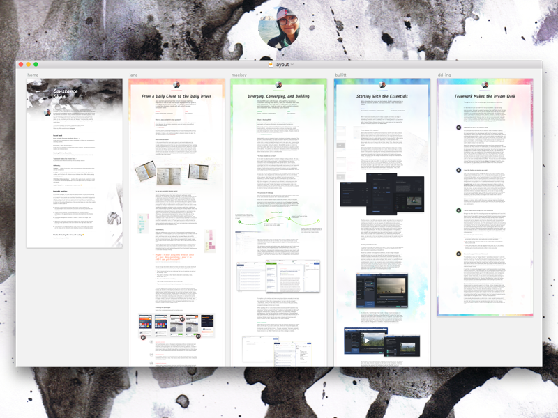 2018 Portfolio responsive content sass ui css development front-end design case study words long form portfolio