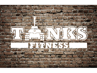 Old business card reverse for Tank Fitness