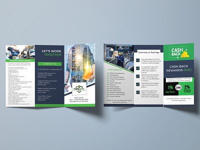 A project of Tri-fold Brochure Design. Oil and Gas agency.