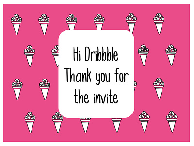 Hello Dribbble! debut debut shot dribbble dribbble invite graphic graphic design illustration illustrator design invite design invite giveaway vector