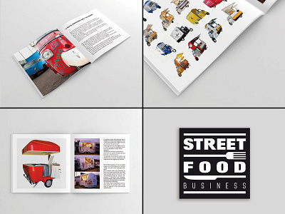 STREET FOOD BUSINESS BROCHURE brochure brochure design graphic graphic design indesign