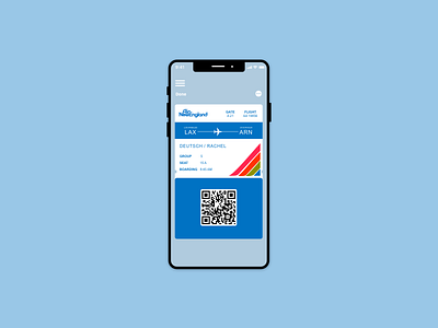 Daily UI Challenge- Day 1: Boarding Pass