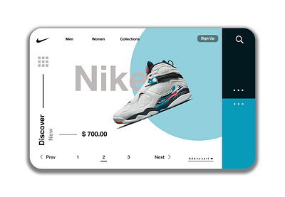 Nike Web Design branding design illustration nike nike design nike jordan nike running product design sepatu typography ui ux uxdesign uxui