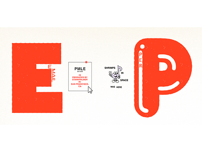 PMLE: Per My Last Email • branding detail design dj flyer graphic design illustration logo