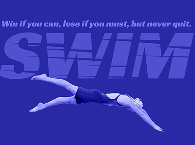 Triathlon - Swim poster swim swimming triathlon