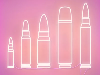 Neon bullets bullets illustration neon