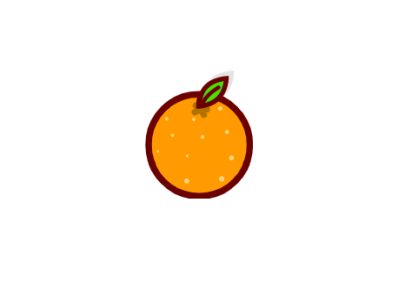 Orange design icon illustration vector