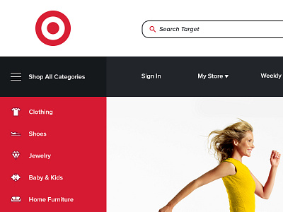 Target Homepage Redesign