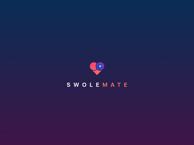 Swolemate Logo. app brand color. gradient illustration logo mobile ui ux