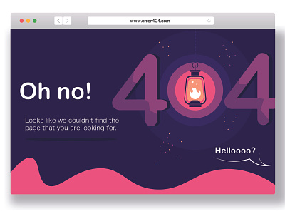 404 Page 404 404 error 404 error page 404 page 404page error error 404 illustration lamp light pink purple rebound weekly weekly challenge weekly warm up