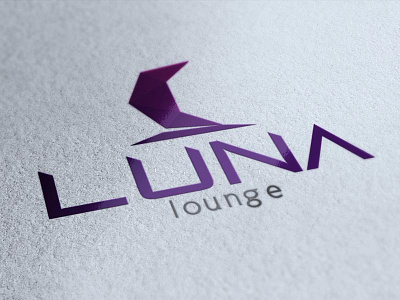 Luna Lounge branding