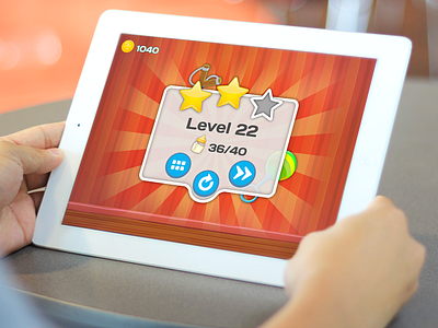 Clumsy Kids game score screen android app design game illustration ios ipad iphone tablet ui ux vector