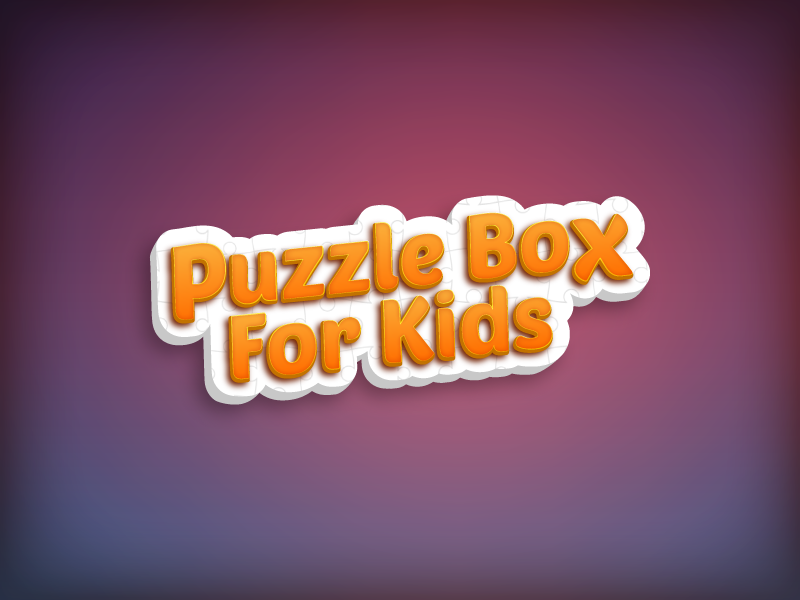 Puzzle Box For Kids