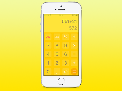 Calculator design calculator design interaction interface ios iphone mobile ui ux vector