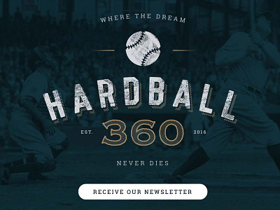 Hardball branding ui visual design