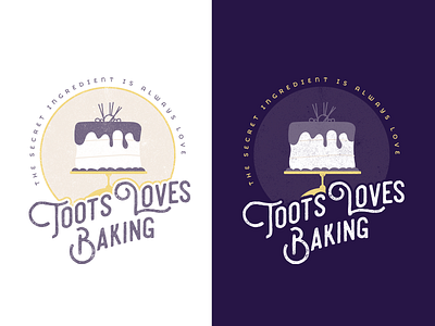 Toots Loves Baking Logo branding illustration logodesign visual design