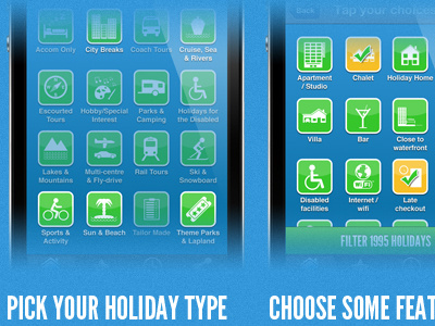 new holiday iPhone app interface app icons interface iphone ipod touch