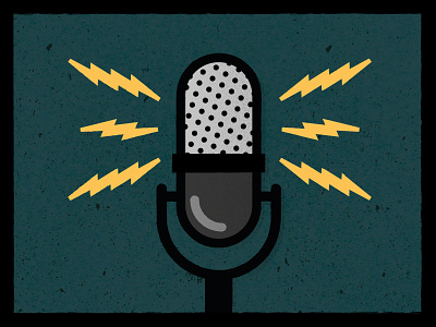 Grunge Microphone grunge illustration microphone music