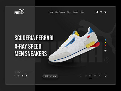 Puma Landing Page Design