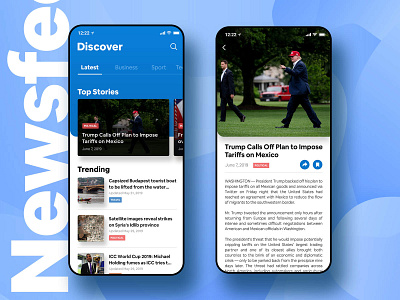 Newsfeed App Concept