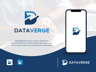 Data Verge Logo android logo business business app business logo combination logo data initial logo modern logo strategy