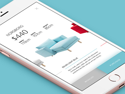 Chair App app furniture minimal modern ui