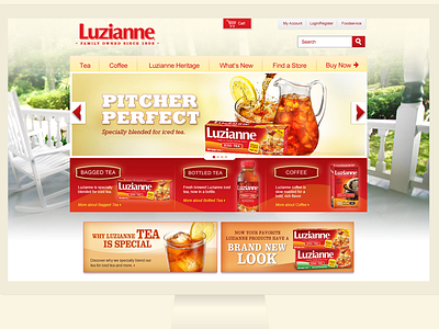 Luzianne Site Redesign