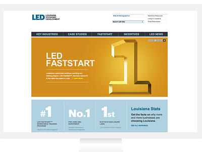 LED Homepage screen