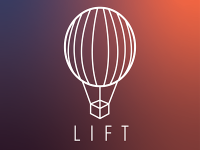 Lift (Concept) balloon balloon logo design hot air balloon hot air balloons icon illustration logo