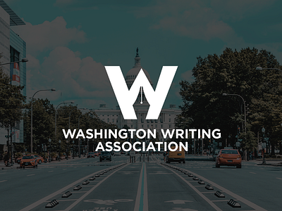 Washington Writing Association (concept) calligraphy logo dailylogochallenge design icon illustration logo pen