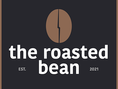 The Roasted Bean (concept) branding coffee coffee logo design icon illustration logo roasted bean