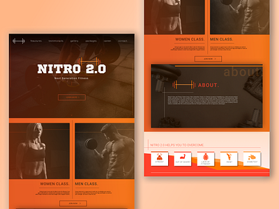 NITRO GYM-Website Design