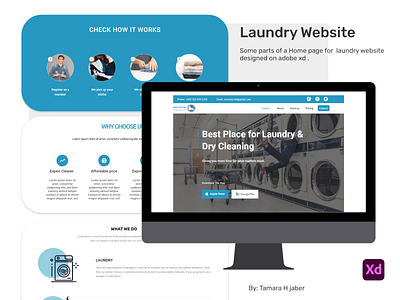 Laundry Website app design e commerce app freelancer laundry laundry app laundry service laundry website simple ui ux web design webdesign