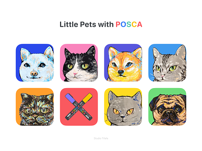 Little Pets with POSCA illustration sketch