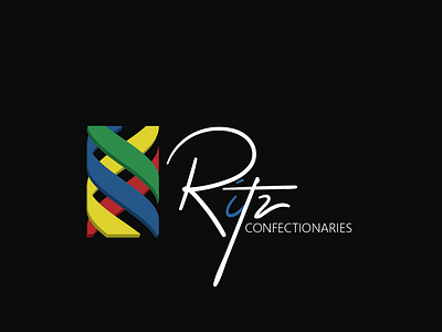 Ritz Confectionery branding design illustration logo typography