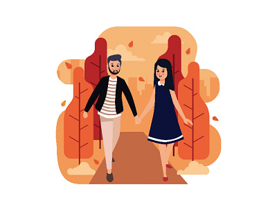 Autumn In My Heart design graphic graphic design graphic artist illustration illustrator inspiration
